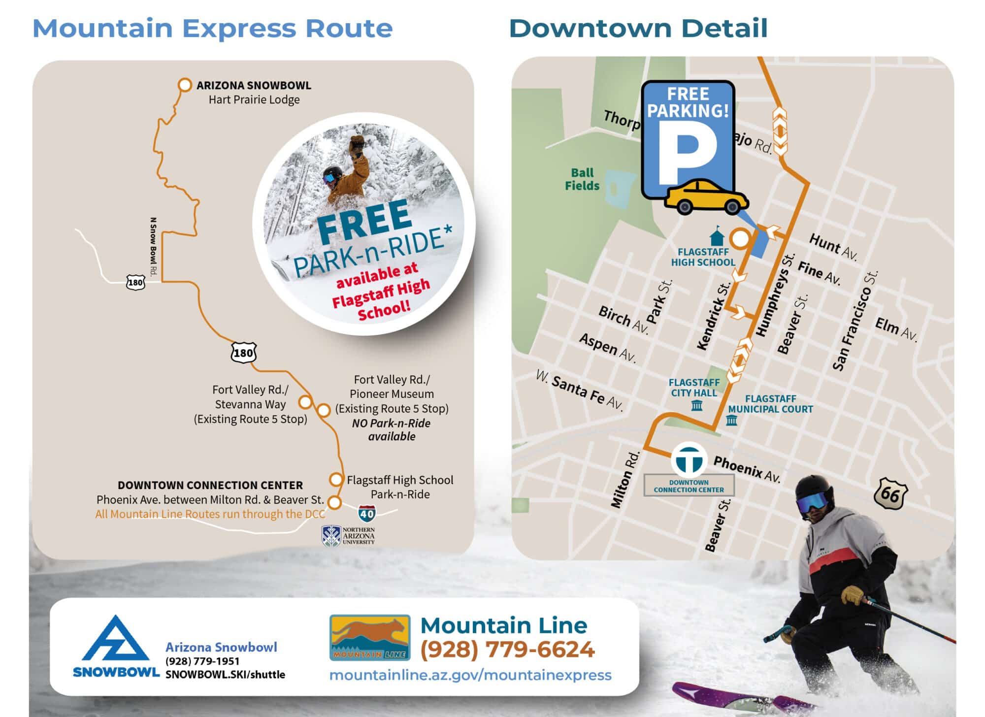 FREE Flagstaff Shuttle Arizona Snowbowl