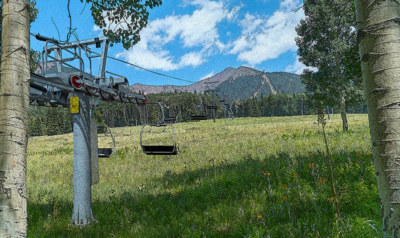 rendering of the new Aspen Chairlift