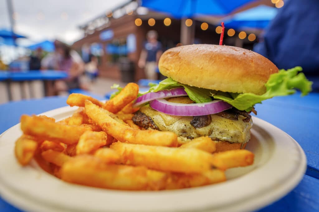 burger from agassiz lodge