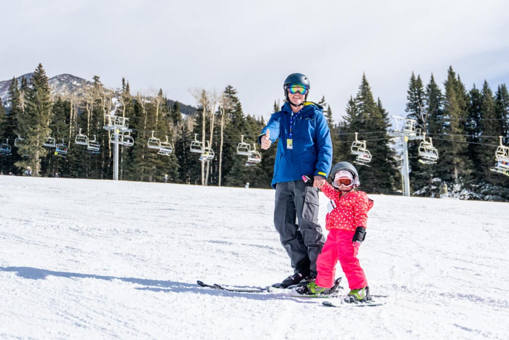 Father and Daughter on mountain