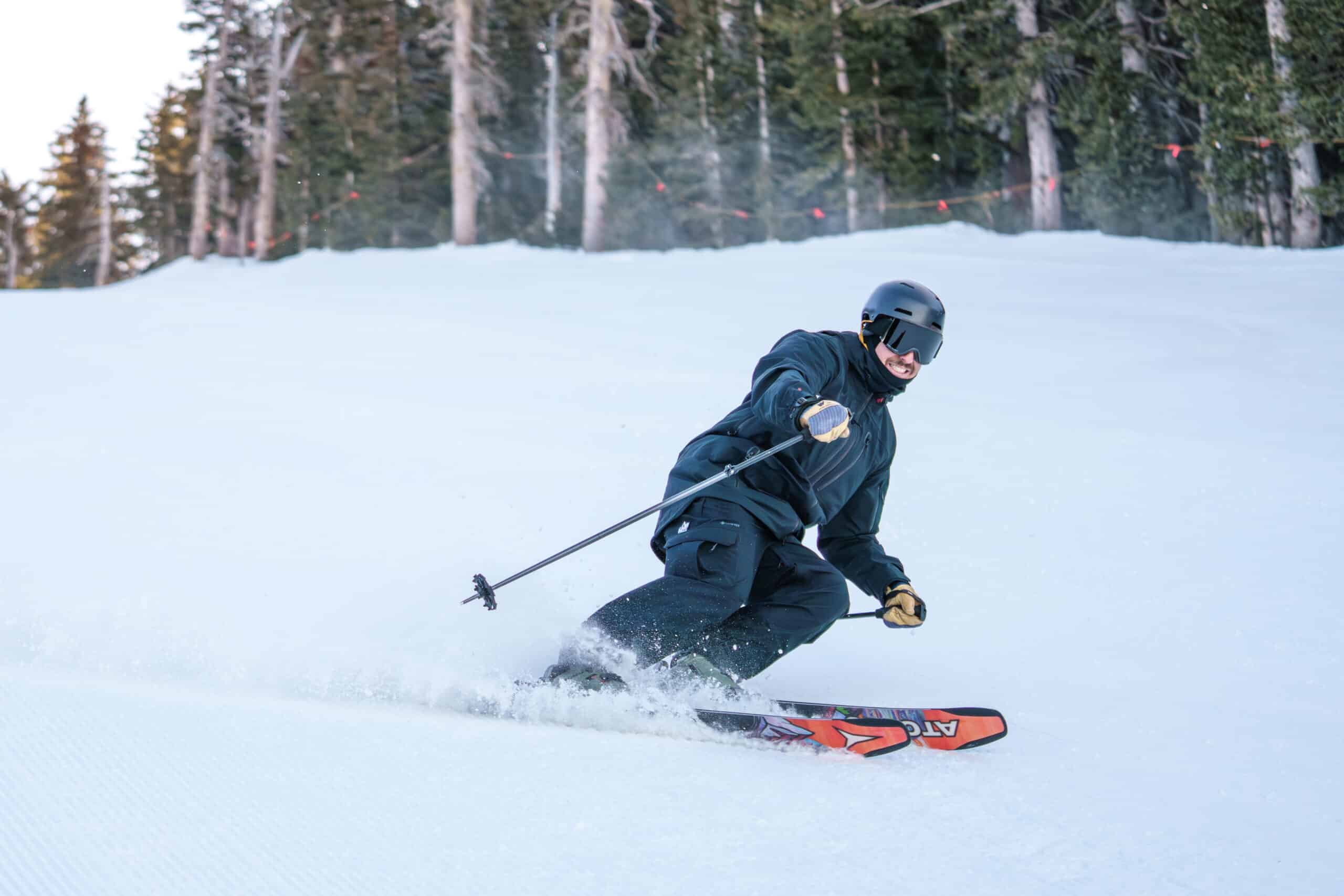 skier at snowbowl